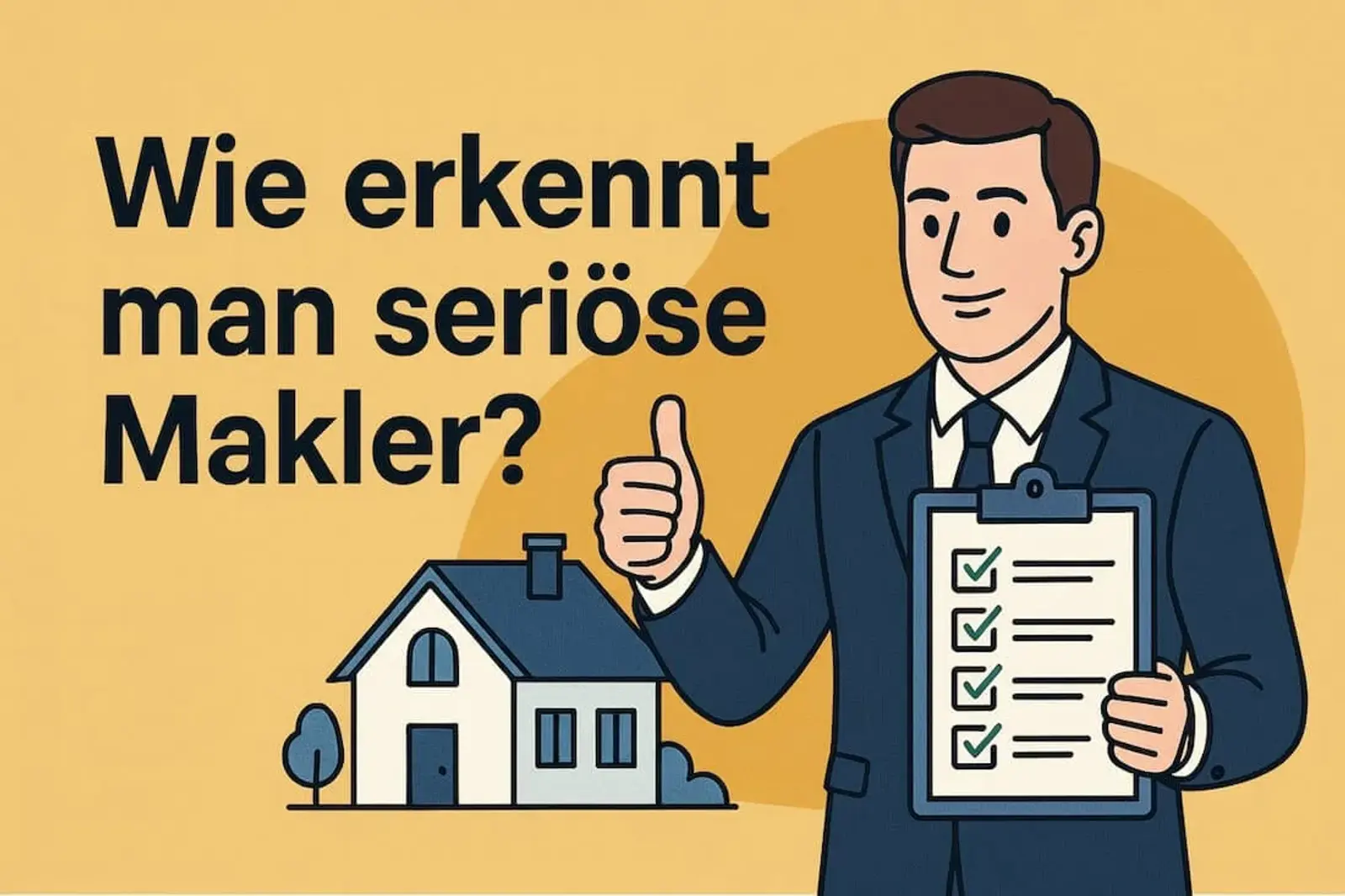 Wie erkennt man seriöse Makler:innen?