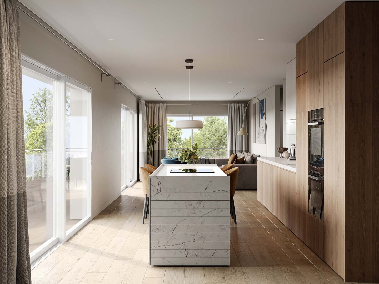 Luxus-Penthouse an der Salzach