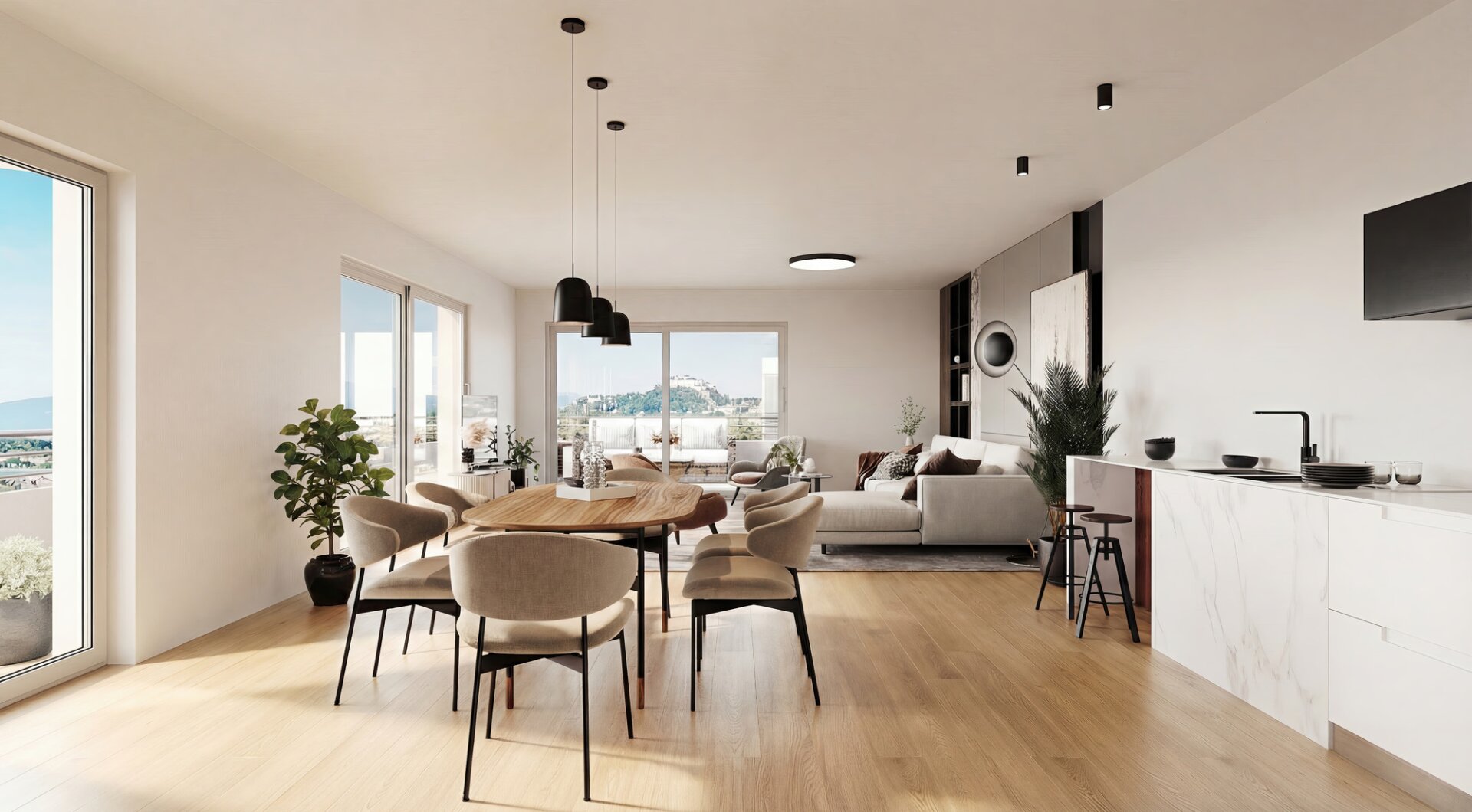 Luxus-Penthouse an der Salzach