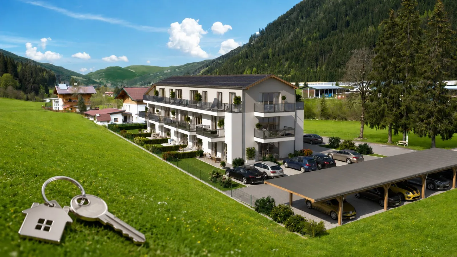 Schlüsselübergabe Wohnung in Flachau