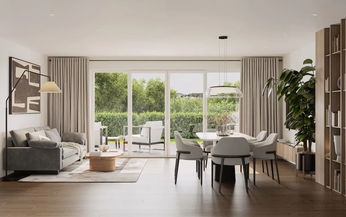 Eigentumswohnung Henndorf Wohnzimmer | RocketReal