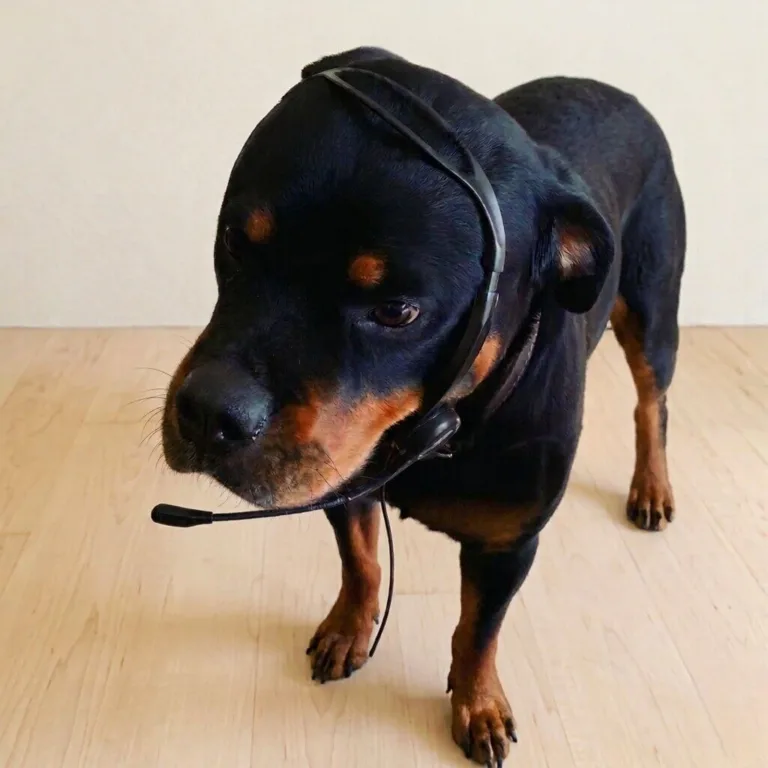 Bürohund Chira bei Rocketreal GmbH